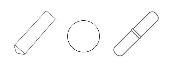 Stir bar examples.